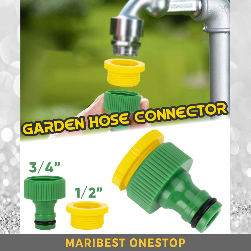 PVC GARDEN HOSE CONNECTOR 2 1/2" 3/4" FEMALE THREAD FAUCET TAP ADAPTER