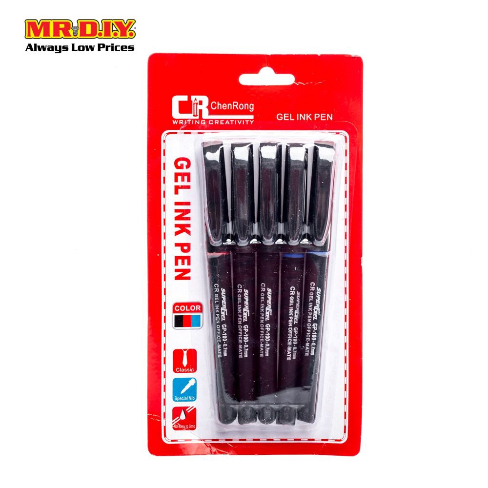 MR.DIY Gel Ink Pens (5pcs) Shopee Malaysia