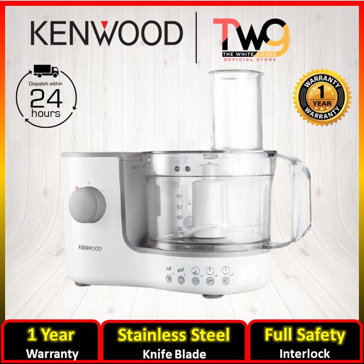 [FREE SHIPPING] KENWOOD FP120 FOOD PROCESSOR COMPACT 1.4L 400W WHITE