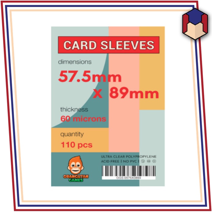 SLEEVES 57.5MM x 89MM - 110 PCS | Shopee Malaysia