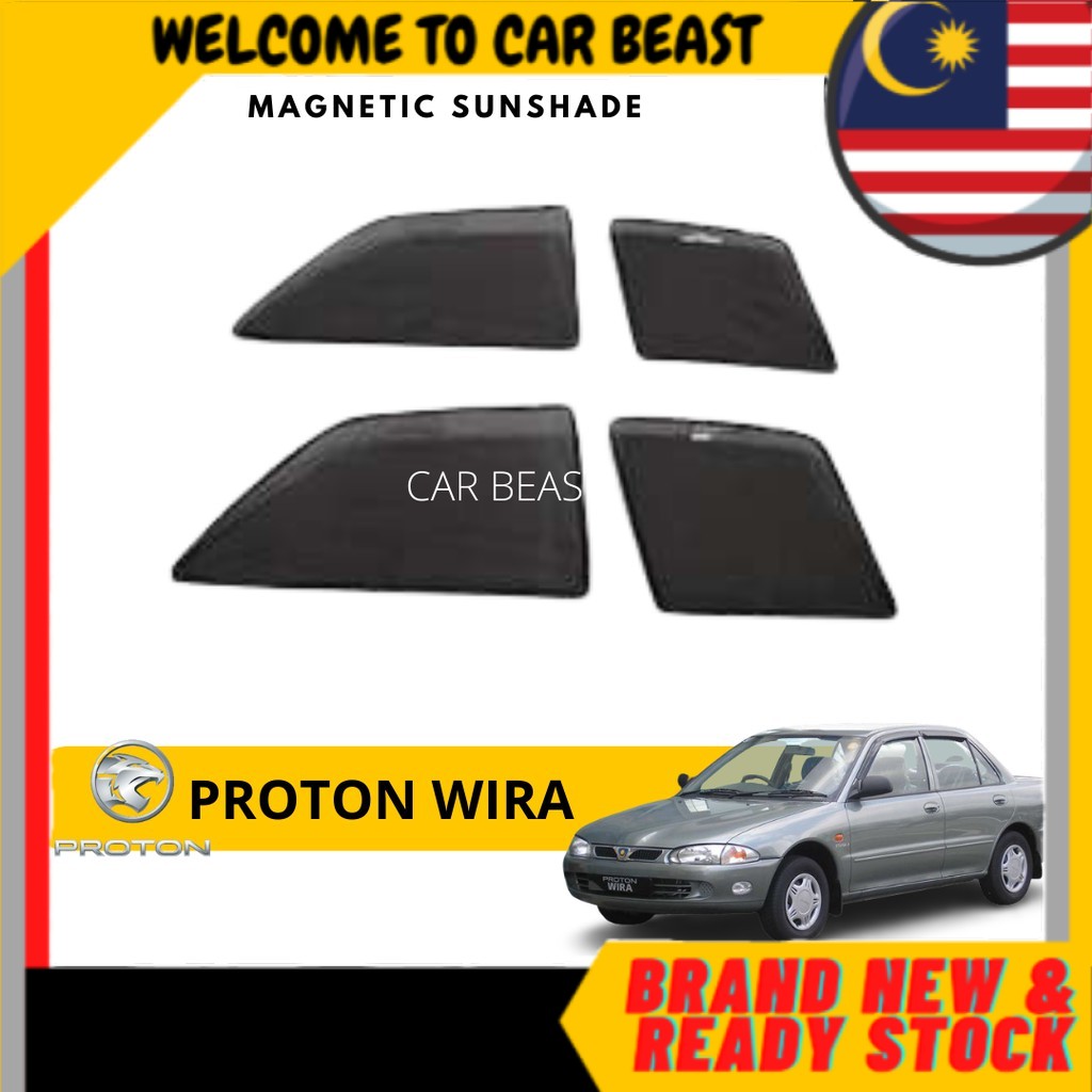 Proton Wira Magnetic Sunshade Full Set With Pcs Shopee Malaysia