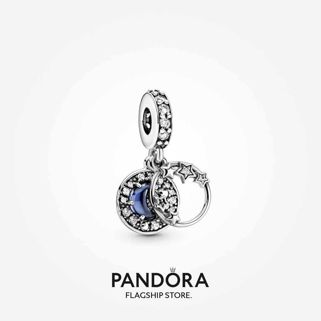 PANDORA MOON AND STAR dangle good charm