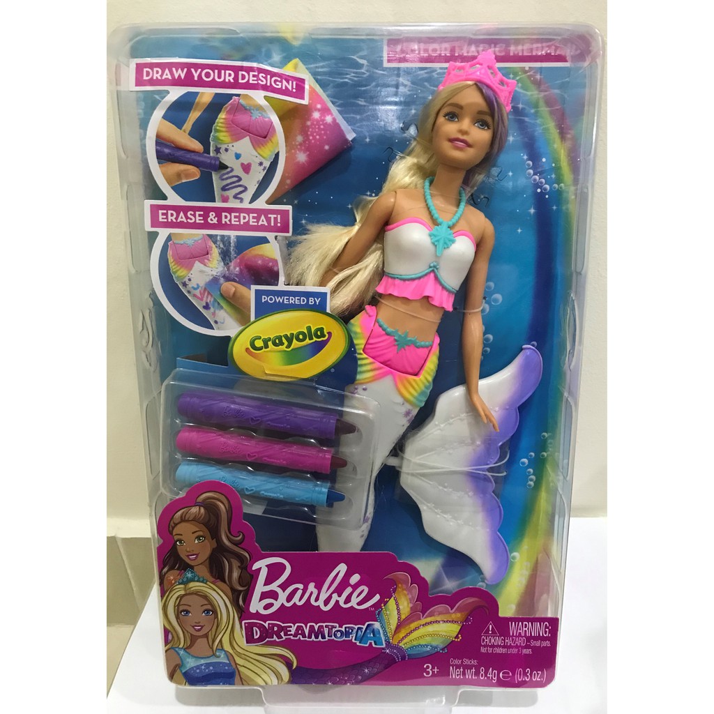 Barbie dreamtopia color magic mermaid hot sale