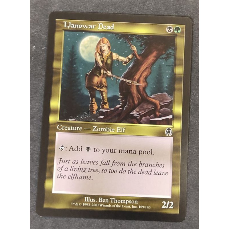 Magic The Gathering : Llanowar Dead Common Apocalypse card. | Shopee ...