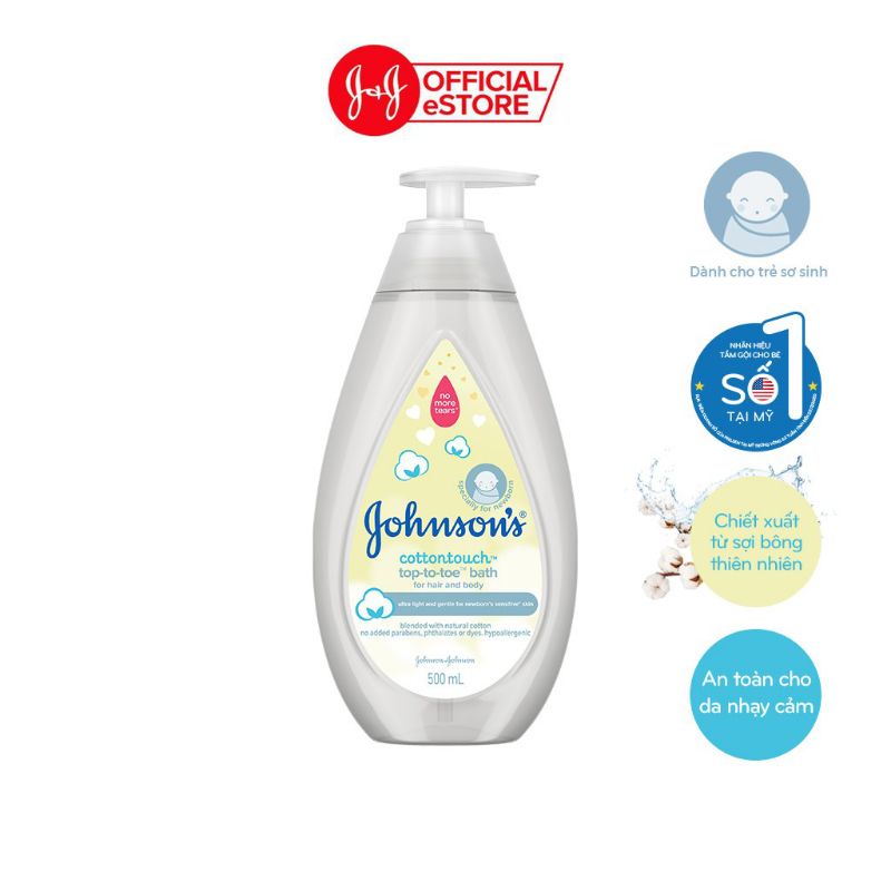 Johnson baby cotton touch Body Shampoo (500ml) Shopee Malaysia