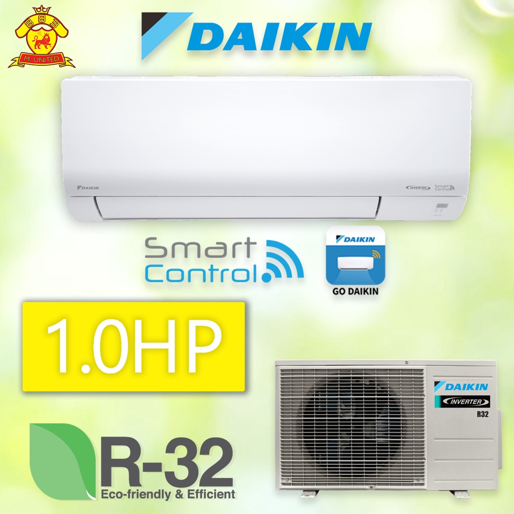 WIFI 2022 Daikin 1.0HP-2.5HP R32 Inverter Wall Air Cond - FTKF-B Series ...