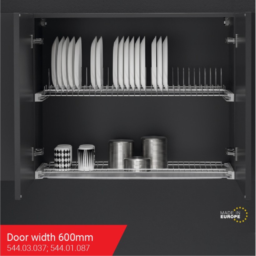 Hafele [Build In] Side Mounted DISH DRAINER Rack System For Kitchen ...