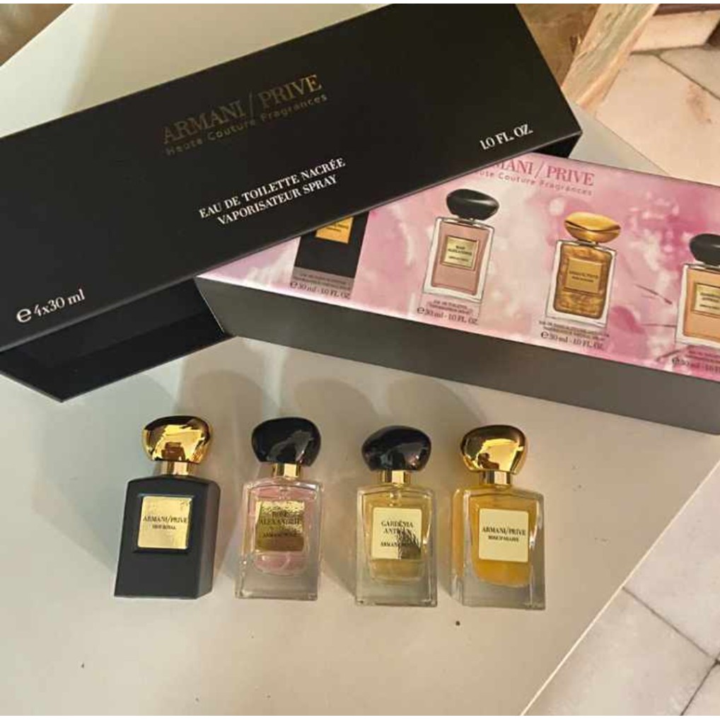 Armani Prive Fragrances For Her Gift Set 4 in 1 Shopee Malaysia