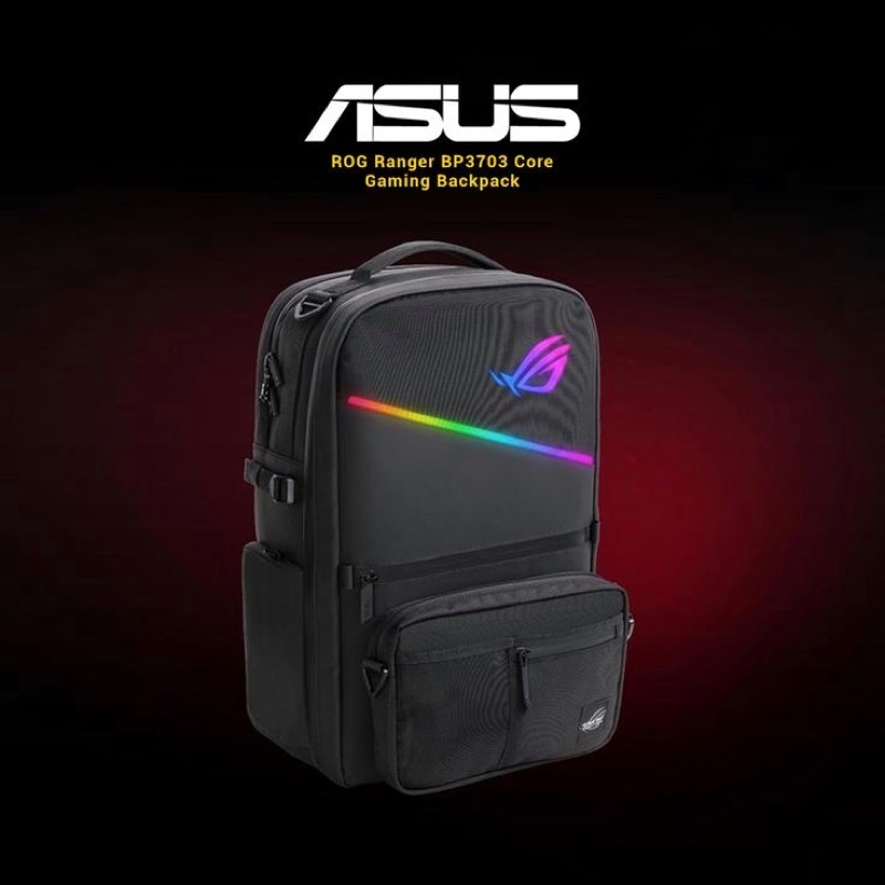 Asus Rog Ranger BP3703 17.3 RGB Gaming Backpack Large Space And Large Capacity Notebook Gaming Laptop Backpack Shopee Malaysia