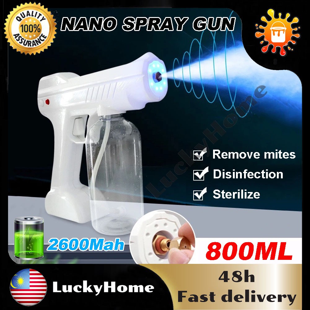 [Stock in Malaysia] Spray Gun Wireless Rechargeable Disinfection ...