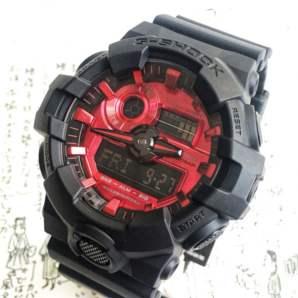 Watch Casio G SHOCK GA700AR ORIGINAL Shopee Malaysia