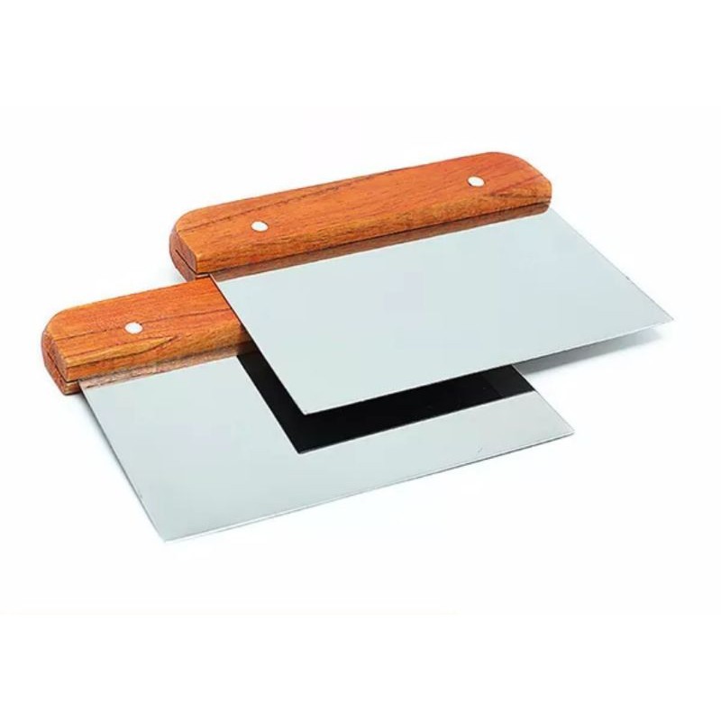 🇲🇾Scraper Wood Handle Stainless steel Cutter | Shopee Malaysia