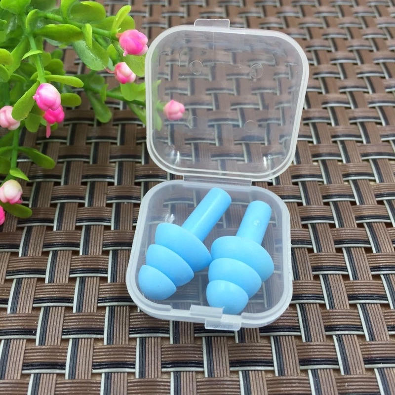 A Pair Silicone Ear Plugs Anti Noise Snore Earplugs Noise Reduction for ...