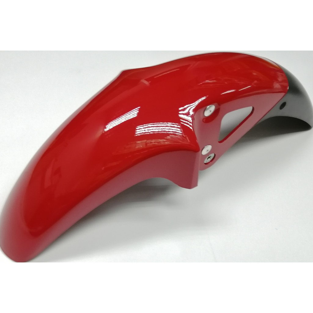 YAMAHA RXZ FRONT FENDER/ MUDGUARD (VRC-RED) 100% HLY ORIGINAL | Shopee ...