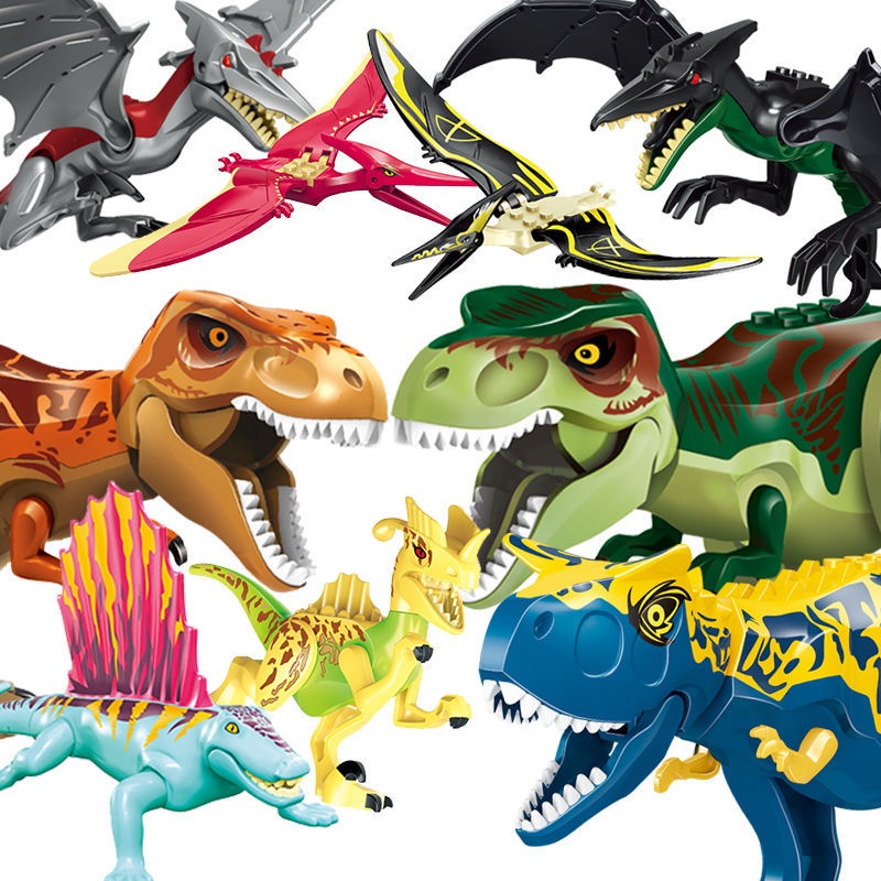 Big Size Jurassic World Dinosaur Model Building Block Toys Dinos 