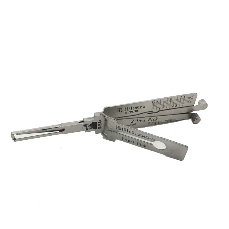 LISHI HU101 2in1 Auto Pick and Decoder Locksmith Tools Door Lock