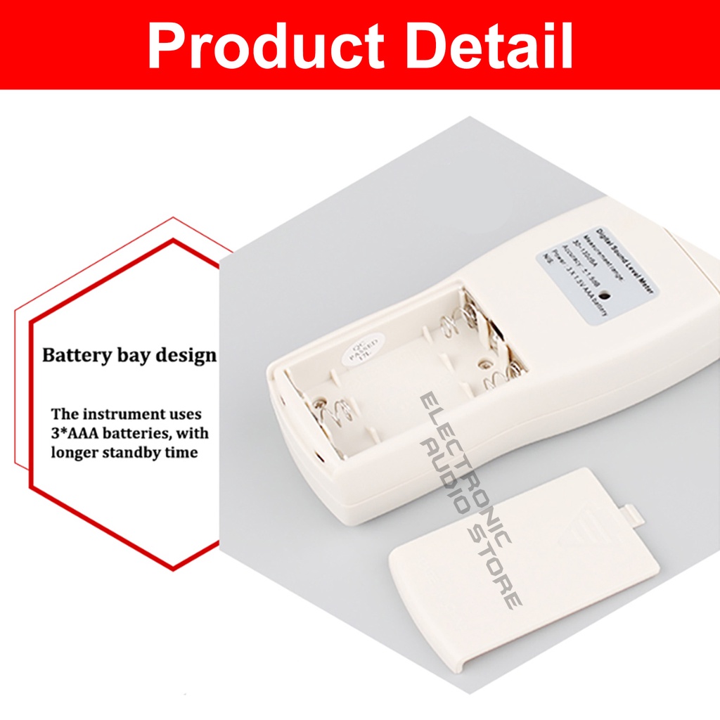 Sound Level Meter SMART SENSOR AS804 Mini Digital Sound Level Meter LCD ...