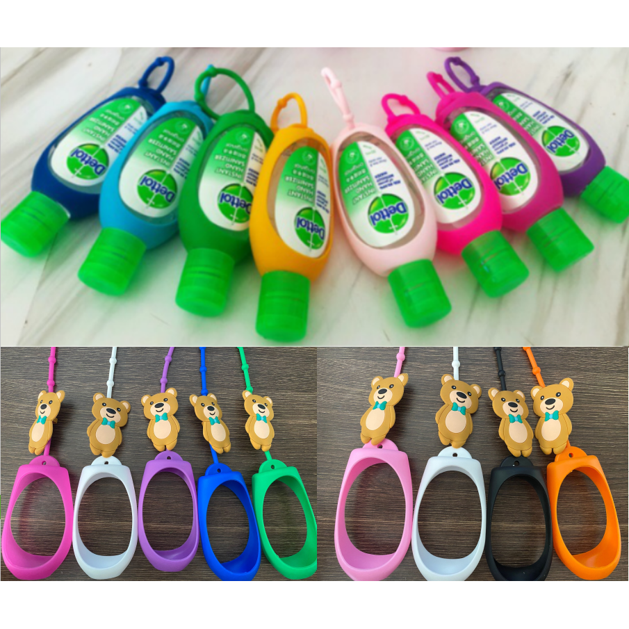 50ml Dettol Hand Sanitizer with holder hand sanitizer Silicone cover