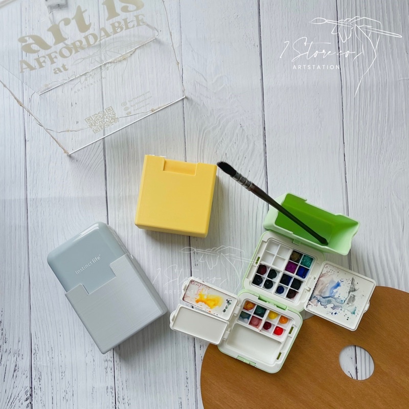 All in One Outdoor Portable Travel Watercolor Box (remodify medicine ...