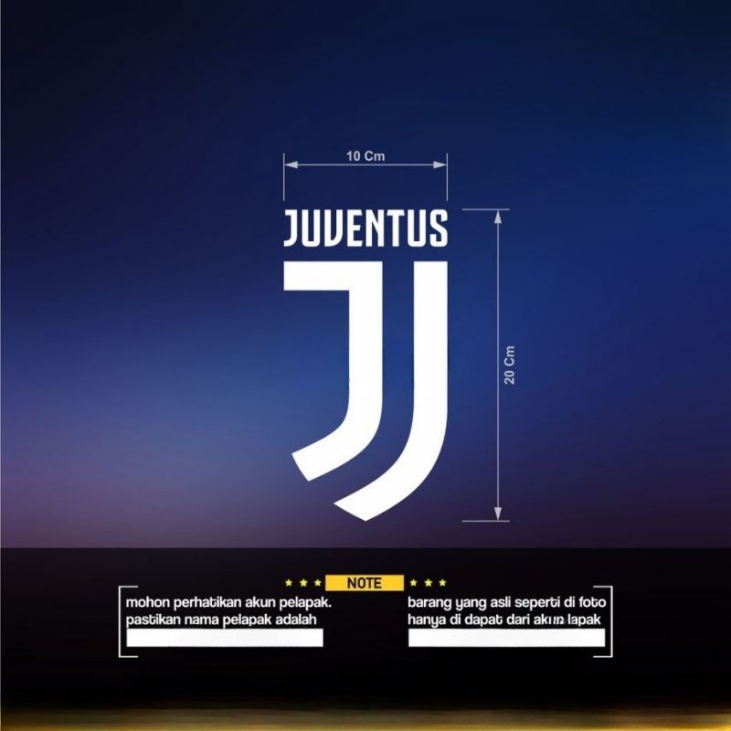 New Juventus Football Club Logo Cutting Sticker/Sticker for Car Windows ...