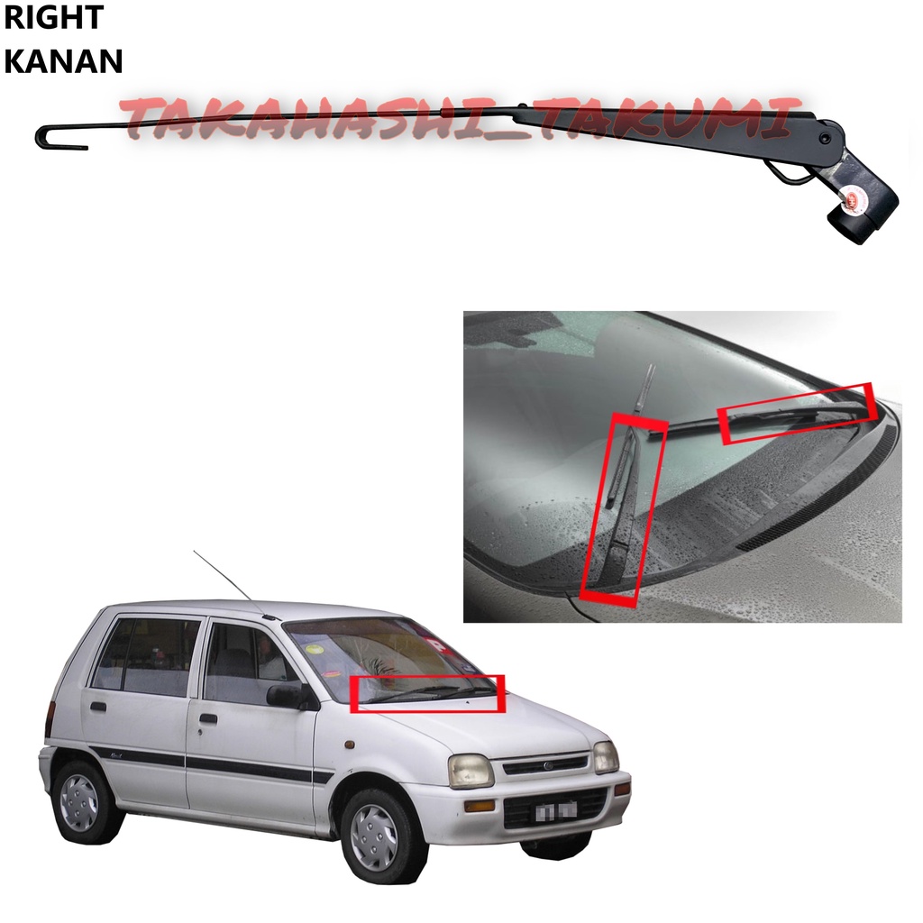 Perodua Kancil Old New Model Baru Lama Bulat Petak Front Depan Right