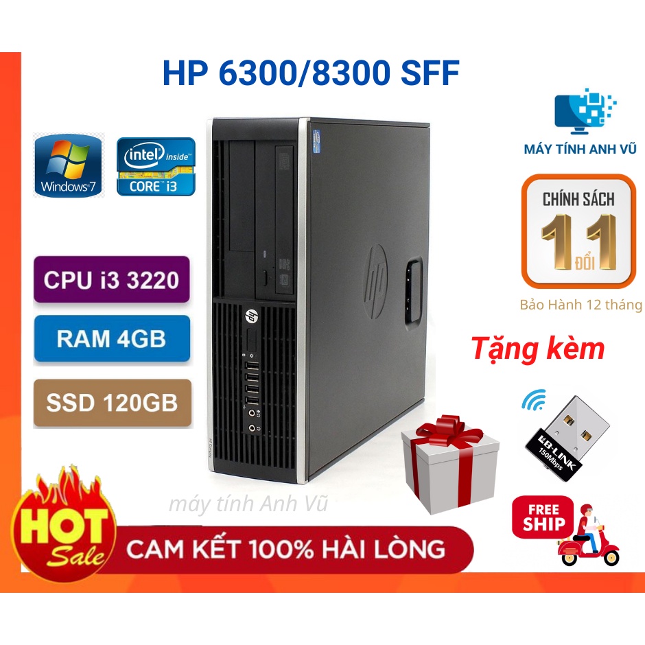 Hp Pro 6300/8300 Office Computer Case (i3 3220/4G/SSD120G) - | Shopee ...