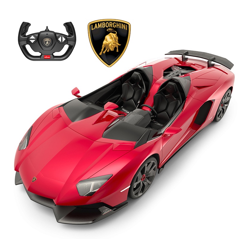 Large Size Lamborghini Aventador 1:12 Scale RC Car Radio Remote Control Car  Model Auto Toys Gift for Kids Adults Rastar