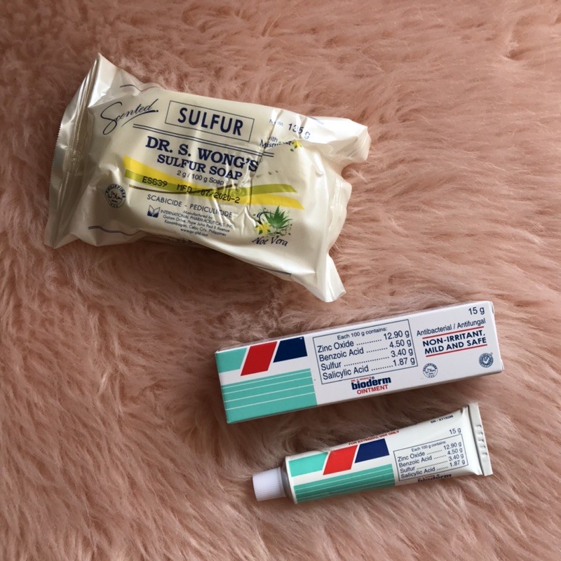 Dr. S. Wong's Sulfur Soap with Moisturizer 135g and Bioderm Ointment
