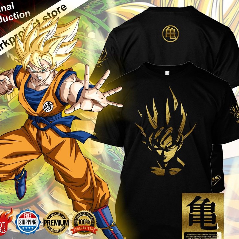 🌟Gold Edition🌟 DragonBall Goku Collection Gold Edt T-shirt Super ...