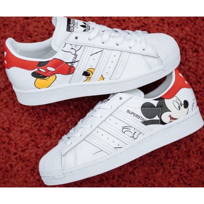 Ready Adias SUPERSTAR shell head Disney joint Mickey Mouse sneakers |  Shopee Malaysia