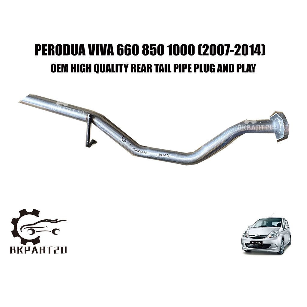 PERODUA VIVA 660 850 1000 (2007-2014) REAR TAIL PIPE EXHAUST BELAKANG ...