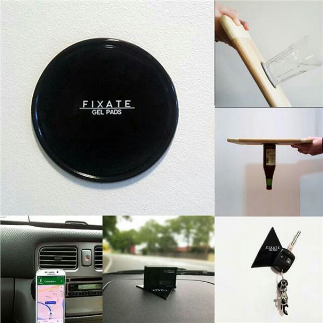 Fixate Gel Pad Strong Stick Anywhere Wall Sticker | Shopee Malaysia