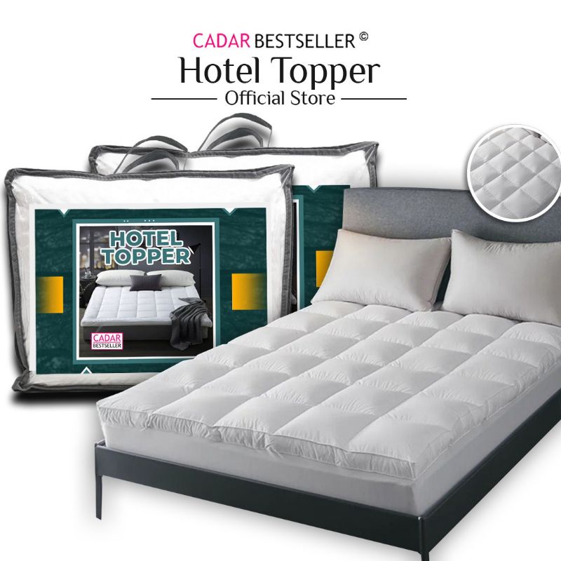 Cadar Bestseller ( AK 1026) Ready Stock Hotel Alas Tilam Katil Single Queen/MATTRESS TOPPER