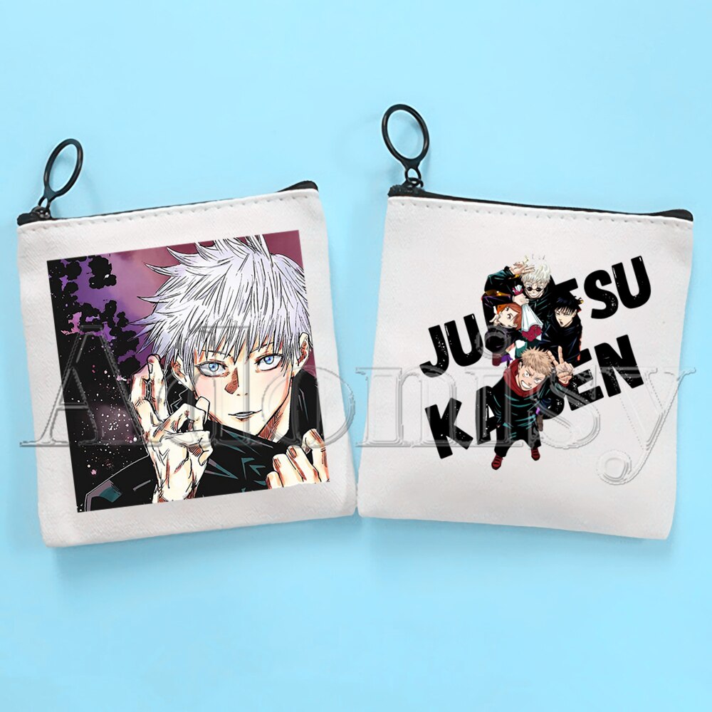 Anime Jujutsu Kaisen Gojo Satoru Yuji Canvas Coin Purse Coin Purse  Collection Canvas Bag Small Wallet Zipper Key Bag Hand Gift | Shopee  Malaysia