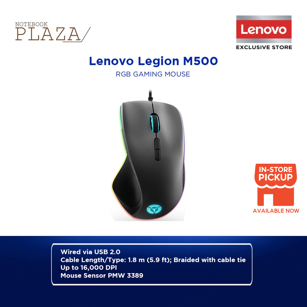 Lenovo Legion M500 RGB Gaming Mouse | Shopee Malaysia