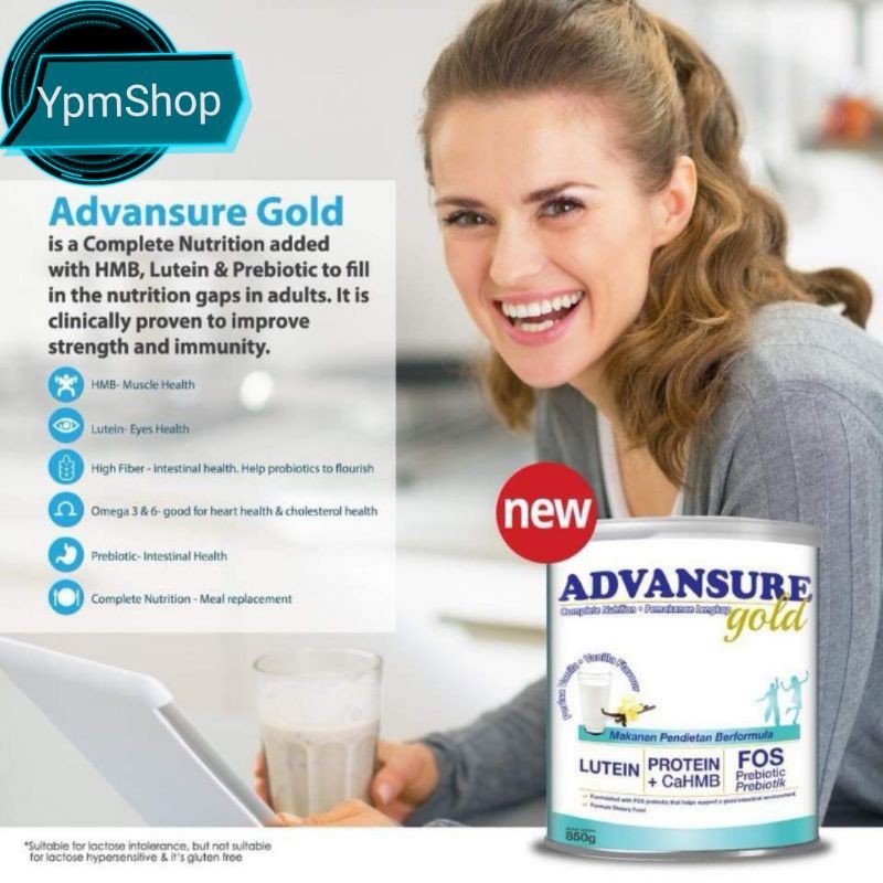 ADVANSURE gold 850g Expired 2022 June | Shopee Malaysia