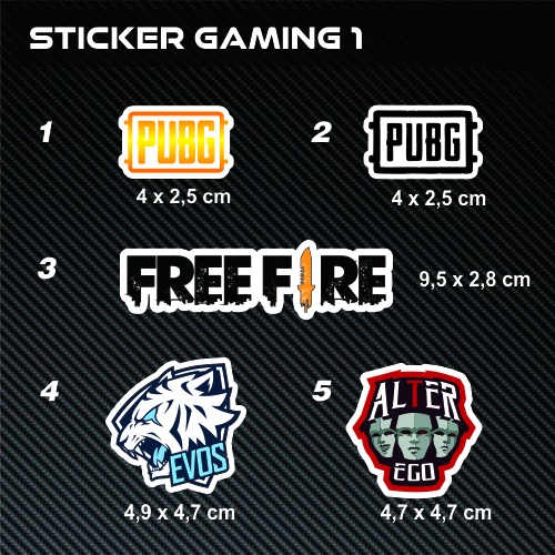 Pubg Freefire EVOS Alter Ego Sticker Sticker | Shopee Malaysia