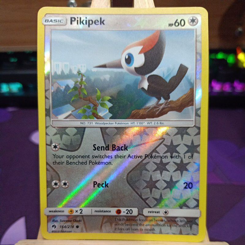 PTCG] Pikipek Reverse Halo Pokemon Card [BC] | Shopee Malaysia