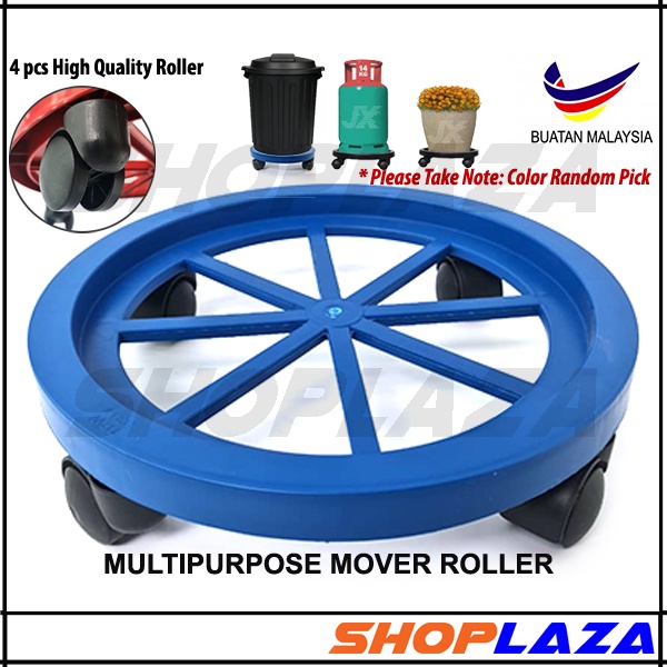 HEAVY DUTY GAS STAND ROLLER 4 WHEEL GAS CYLINDER TANK MOVER / GAS