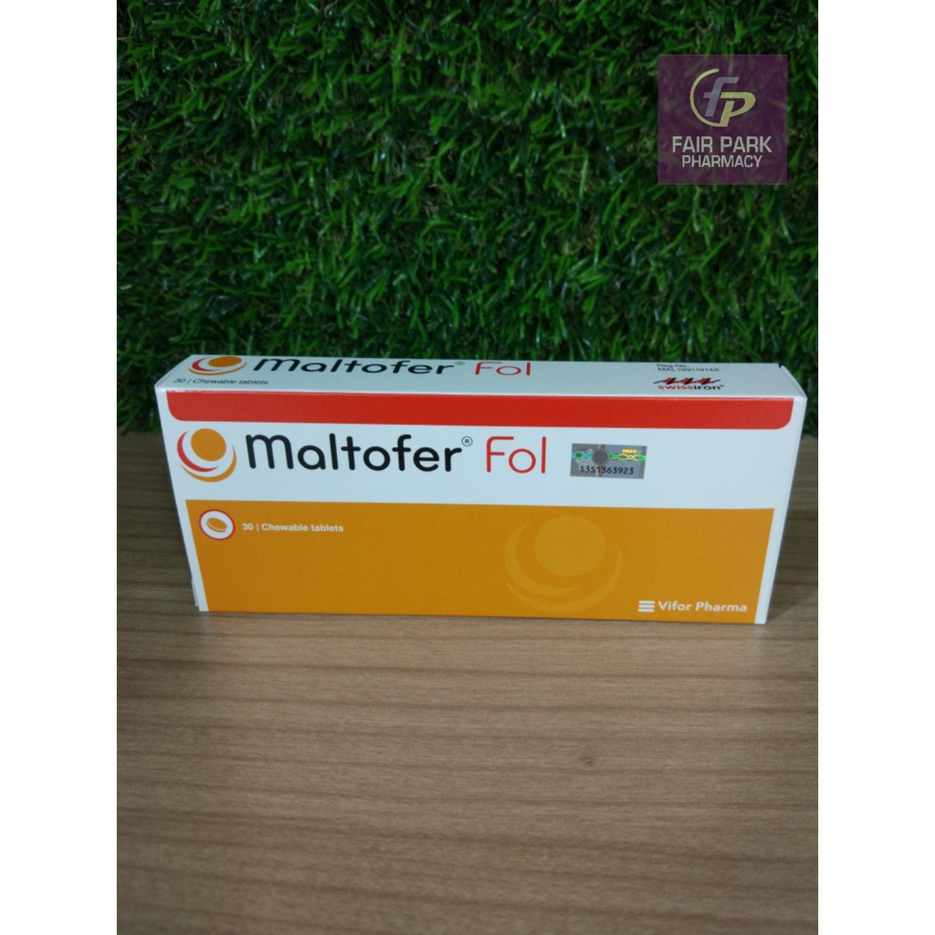 FPpharmacy Maltofer Fol Chewable Tablet 30'S chocolate flavor (EXP: 03/