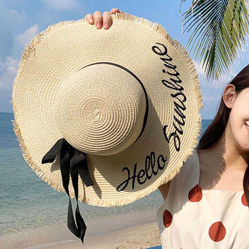 Girls Beach Hat Kids Floppy Beach Hat Child Sun Hat Personalized Girls Hat  With Name Custom Gift For Little Girls Birthday Gift EB3334P Australia