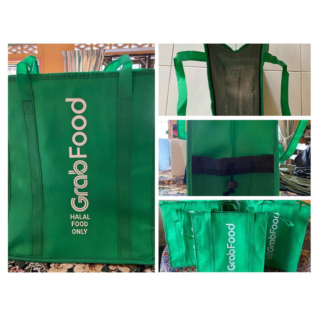 Grab Tote Bag For Halal Food Only Shopee Malaysia