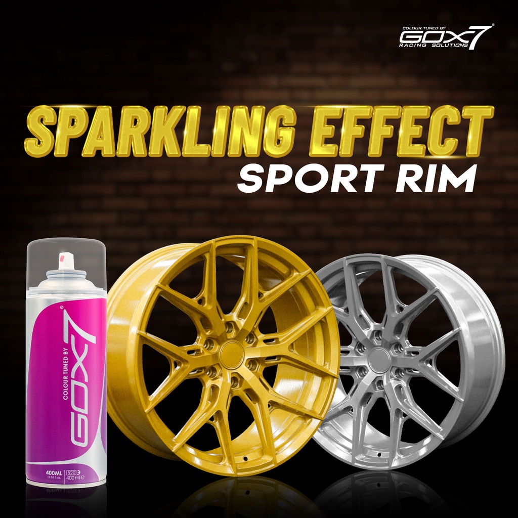 Gox7 Premium Quality Metallic Color Series- Sport Rim Colour Aerosol ...