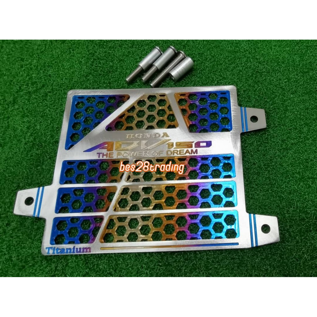 💥Alloy Radiator Cover Coolant Net Protector Honda ADV 150💥 Shopee Malaysia