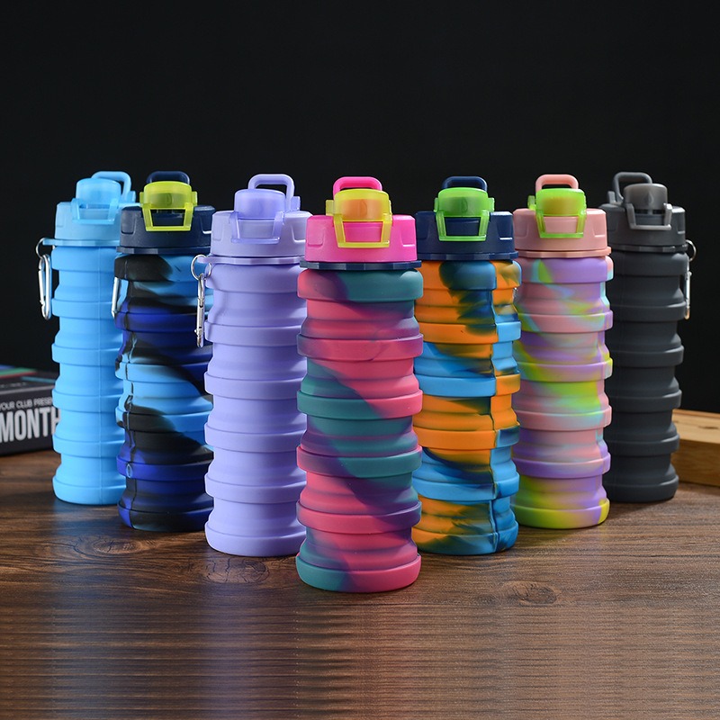 Collapsible Water Bottles for Travel, Reusable Foldable Water Bottles