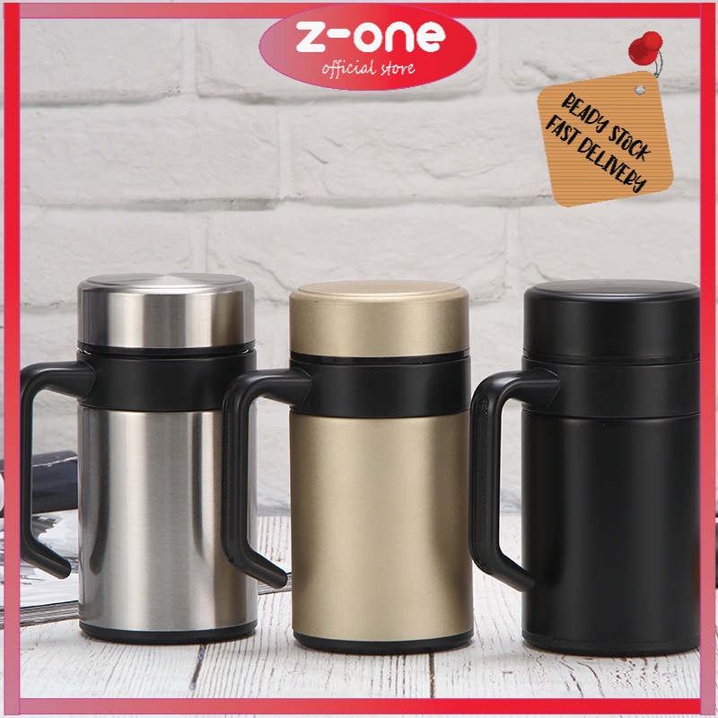 Z ONE 400ml 304 Stainless Steel Thermos Mugs Tea Office Cup With