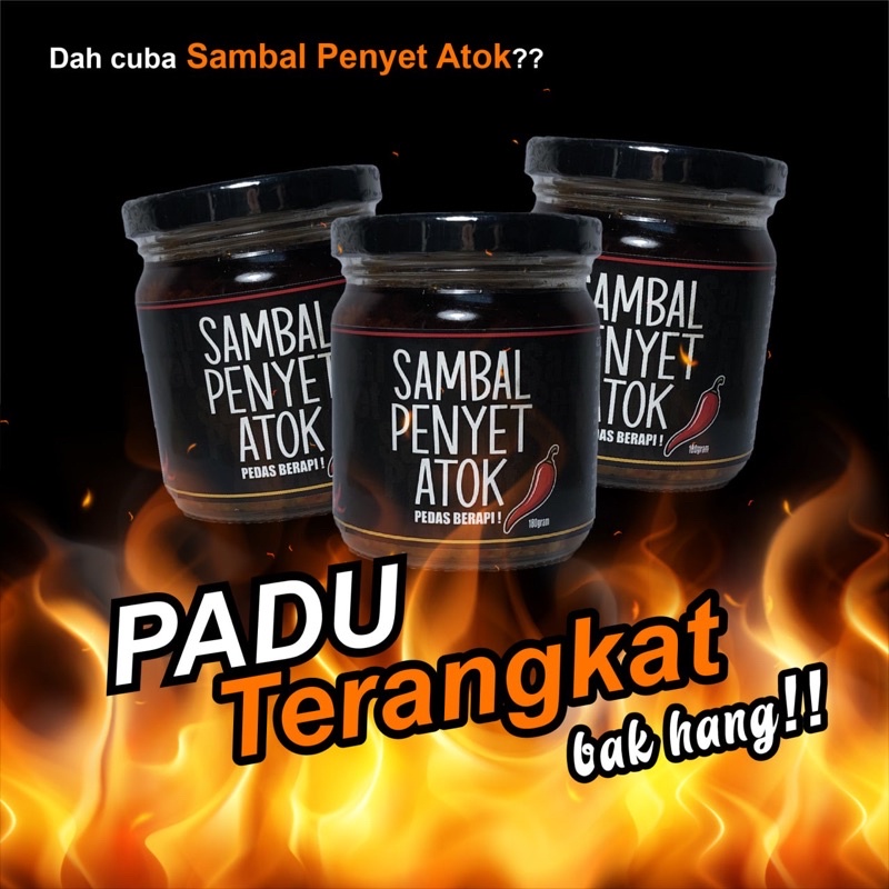 Sambal Penyet Atok Pedas Berapi 🔥ready Stock🔥 Shopee Malaysia