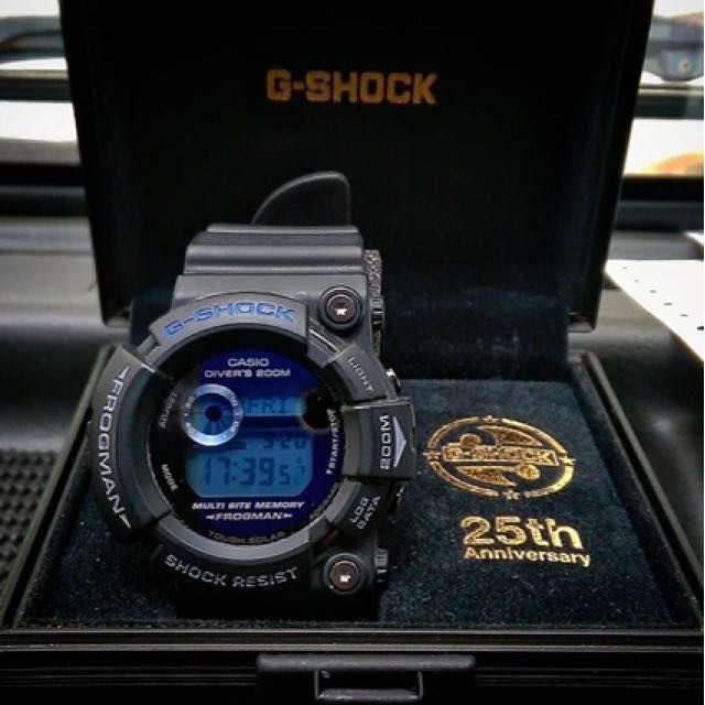 Casio G-Shock frogman master blue GW-225C 25th anniversary Limited