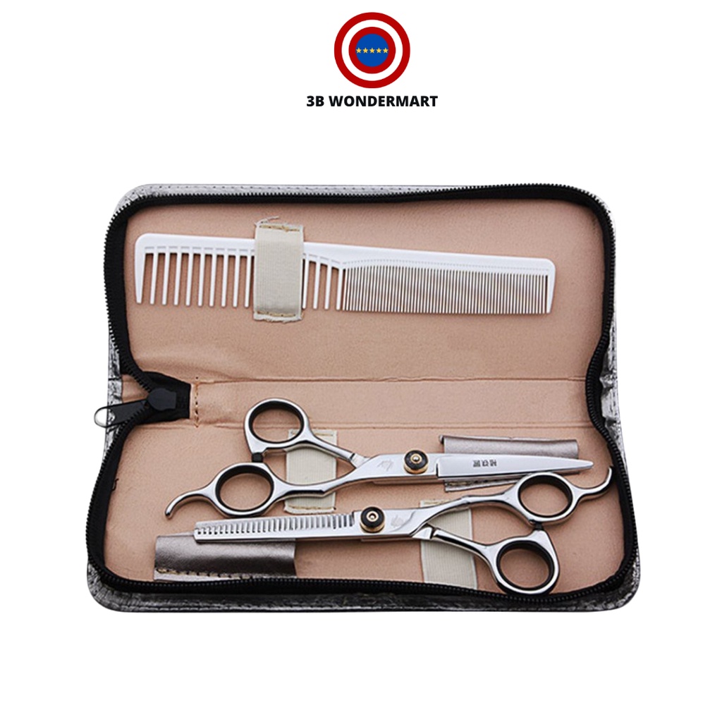 XK10 Hair Scissors Set Beauty Hair Barber Scissors Hair Cutting Gunting ...