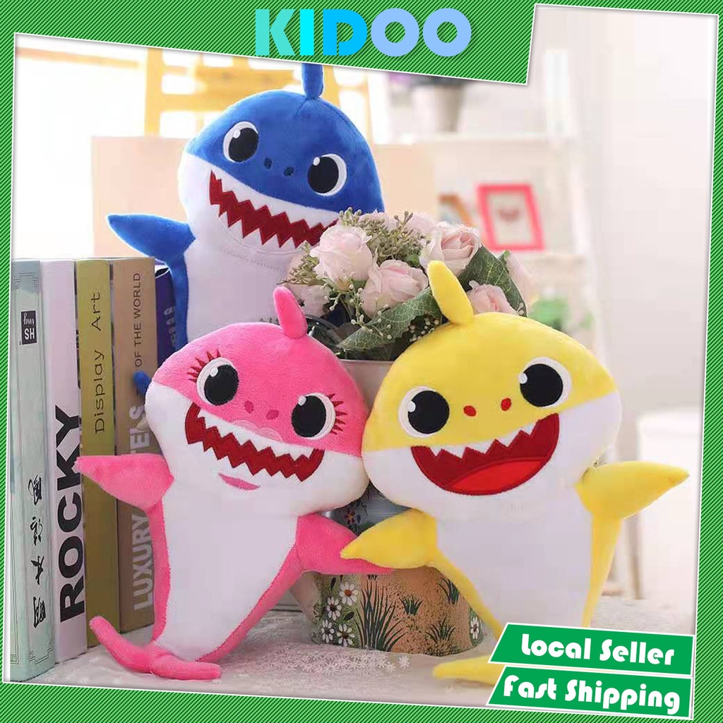 Kidoo 🔥Hot Selling🔥 25CM Soft Dolls Baby Cartoon Shark Toys Jerung Baby ...